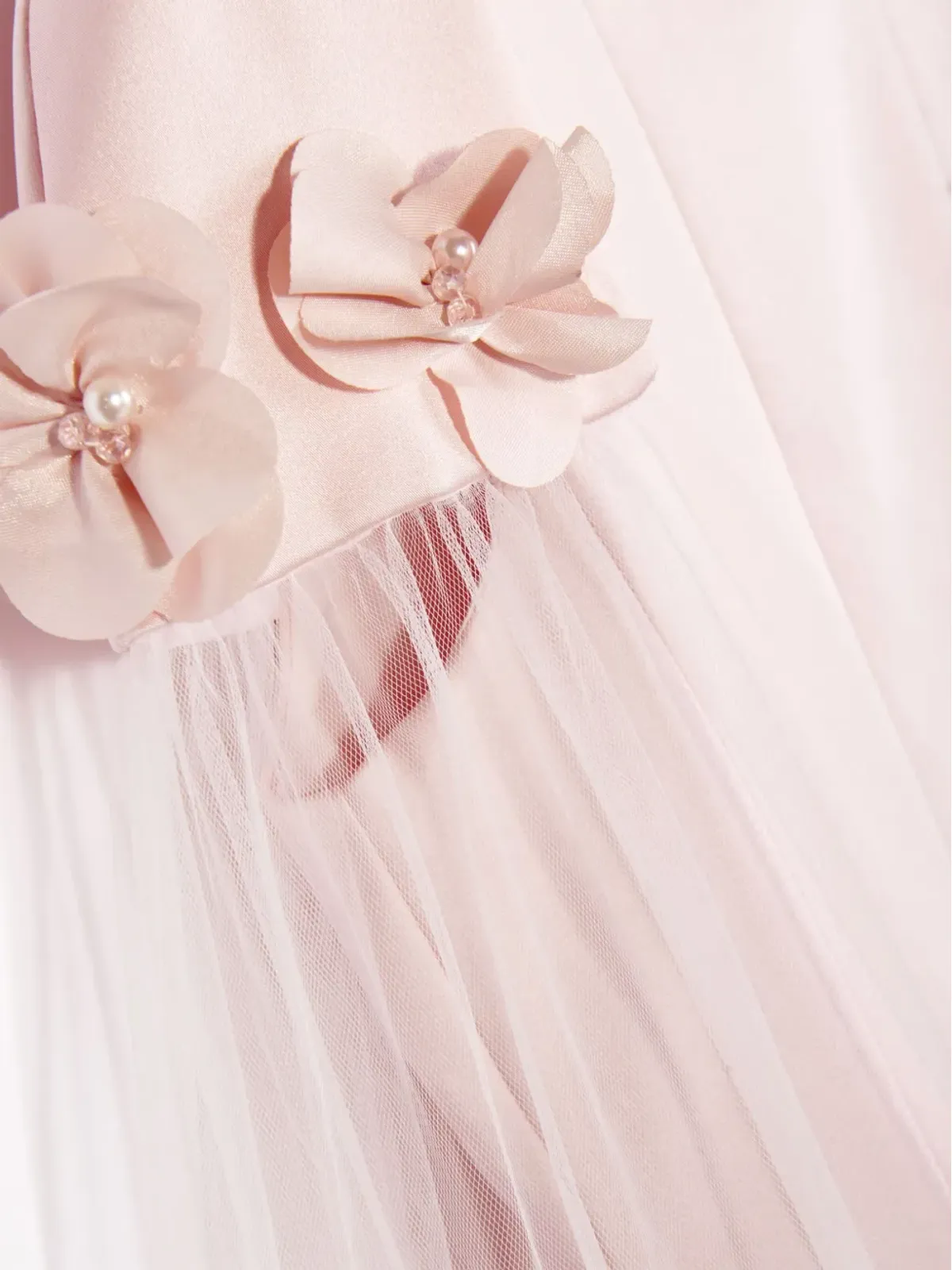 Dress & Fleur 花モチーフのチュールドレス - 画像4