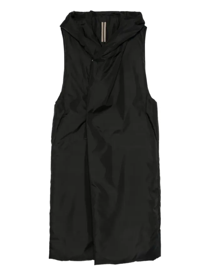 Rick Owens DRKSHDW Rick Owens DRKSHDW sleeveless padded coat - Blackの商品画像