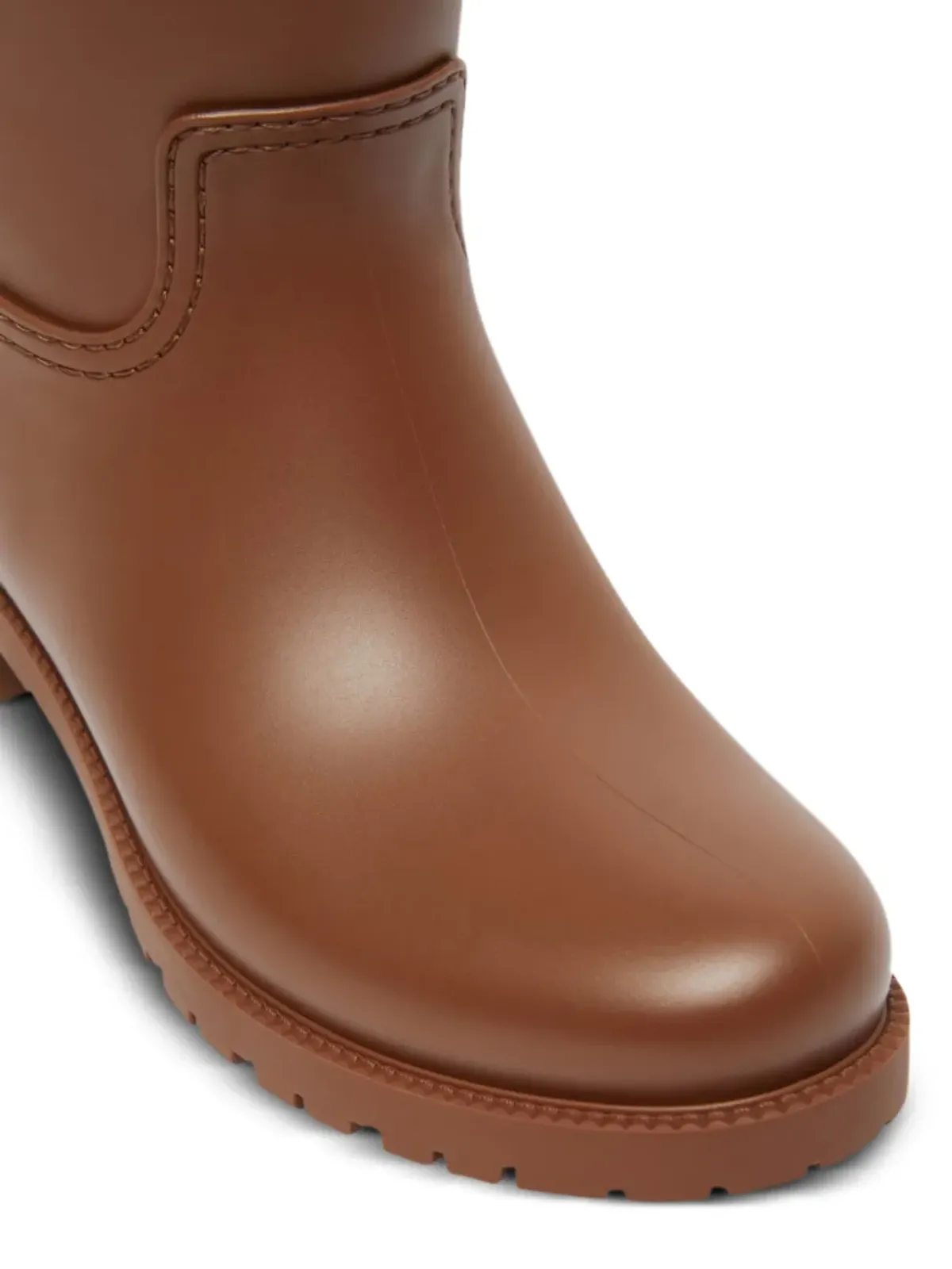 Max Mara ロゴ入りブロックヒールブーツ - 画像3