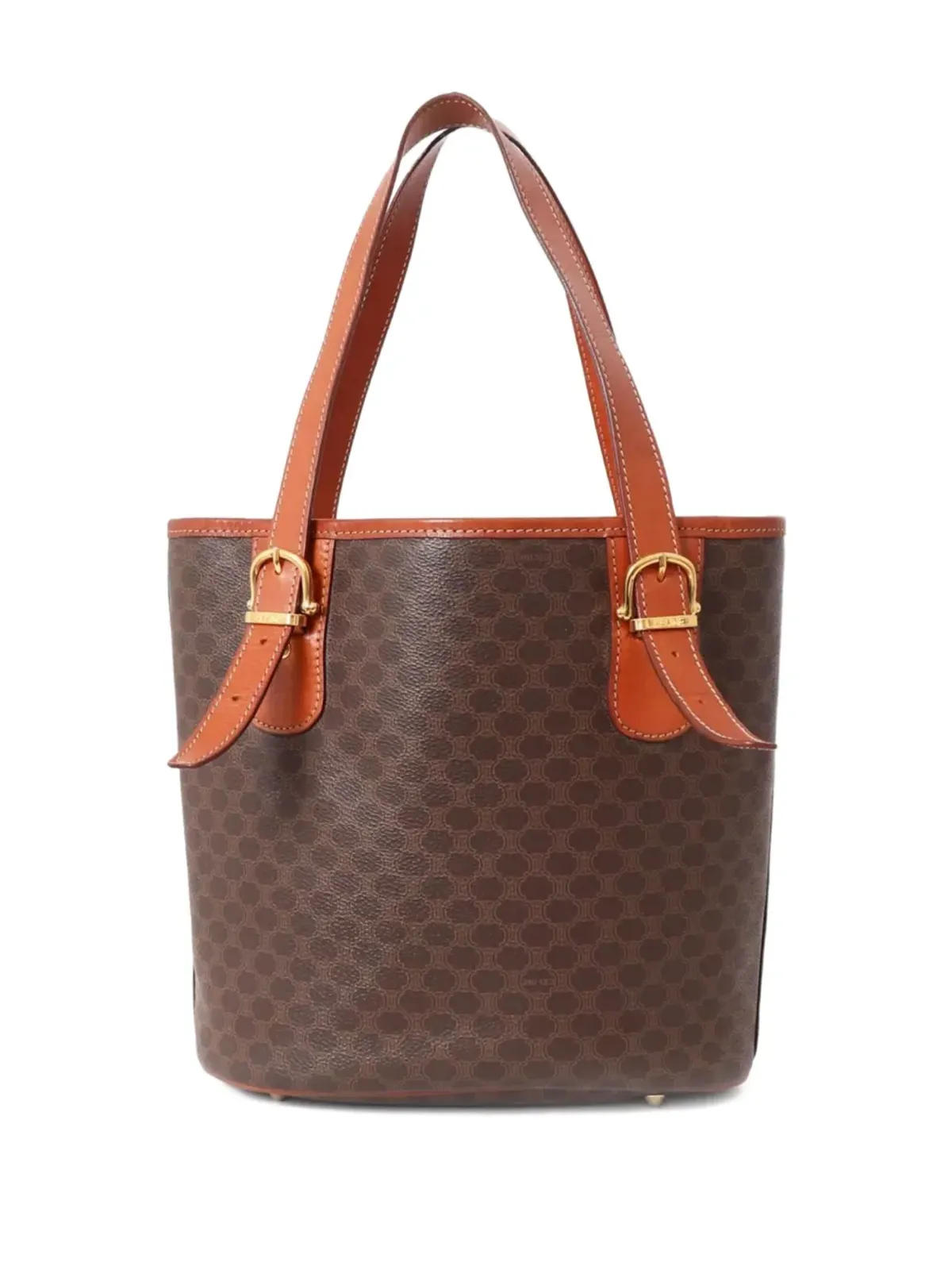 Celine Pre-Owned 1995 Macadam Monogram トートバッグ（ブラウン） - 画像2