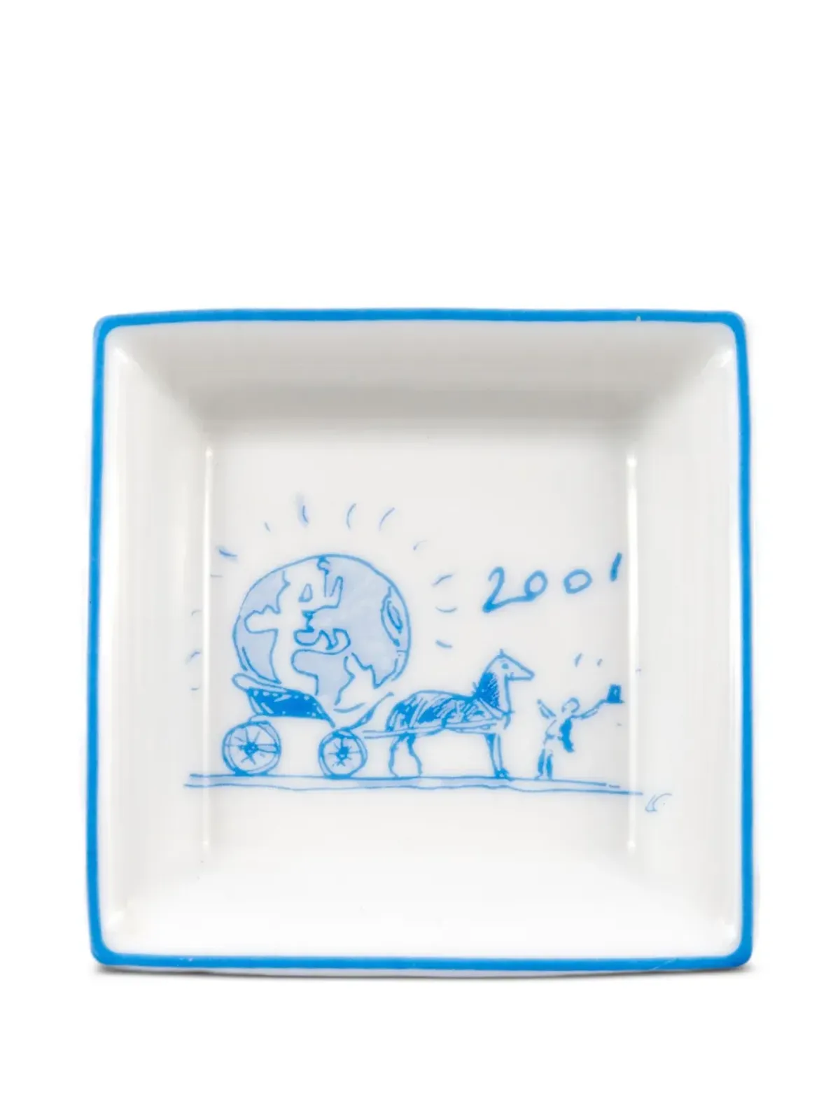 Hermès Pre-Owned 地球儀プリントのオーガナイザートレイ - 画像1
