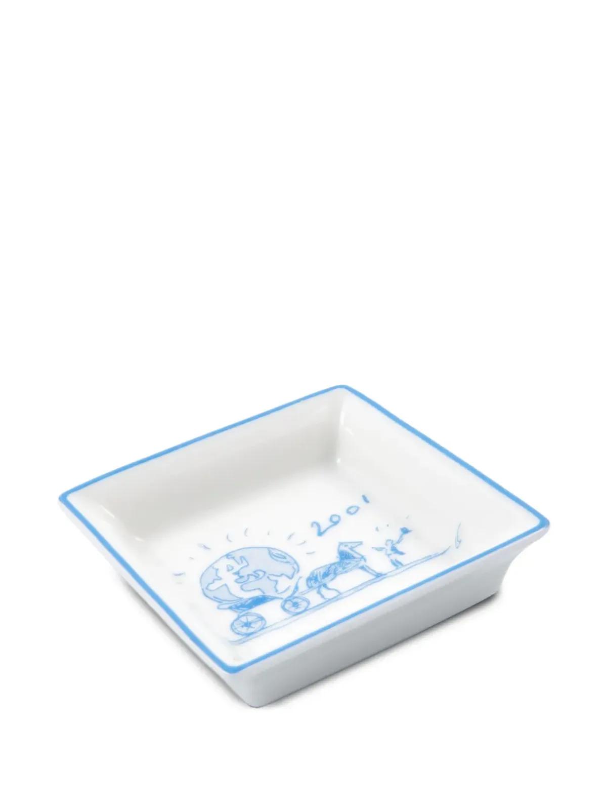 Hermès Pre-Owned 地球儀プリントのオーガナイザートレイ - 画像4