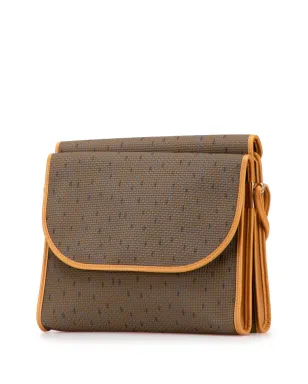 Saint Laurent Pre-Owned 2000-2012 PVC Flap crossbody bag - Brown - サムネイル3