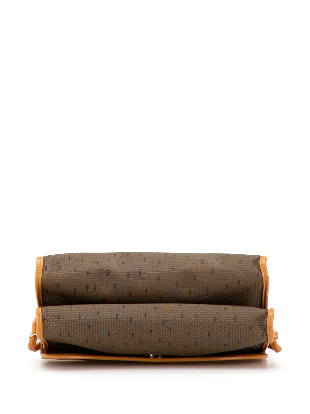 Saint Laurent Pre-Owned 2000-2012 PVC Flap crossbody bag - Brown - 画像4