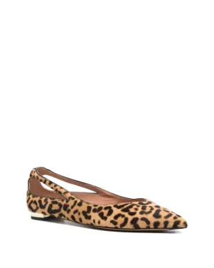 Aquazzura ヒョウ柄バレエフラット - サムネイル2