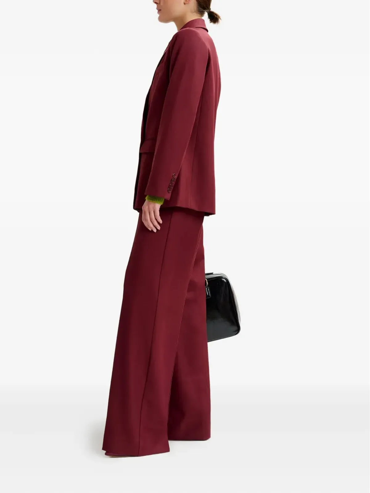 Essentiel Antwerp Izi プレスド・クレース パンツ - 画像3