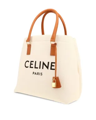 Celine Pre-Owned ロゴプリント レザー・トリム トートバッグ - サムネイル5