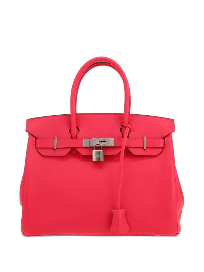 Hermès Pre-Owned Hermès Pre-Owned バーキン レザー ハンドバッグ（レッド）の商品画像