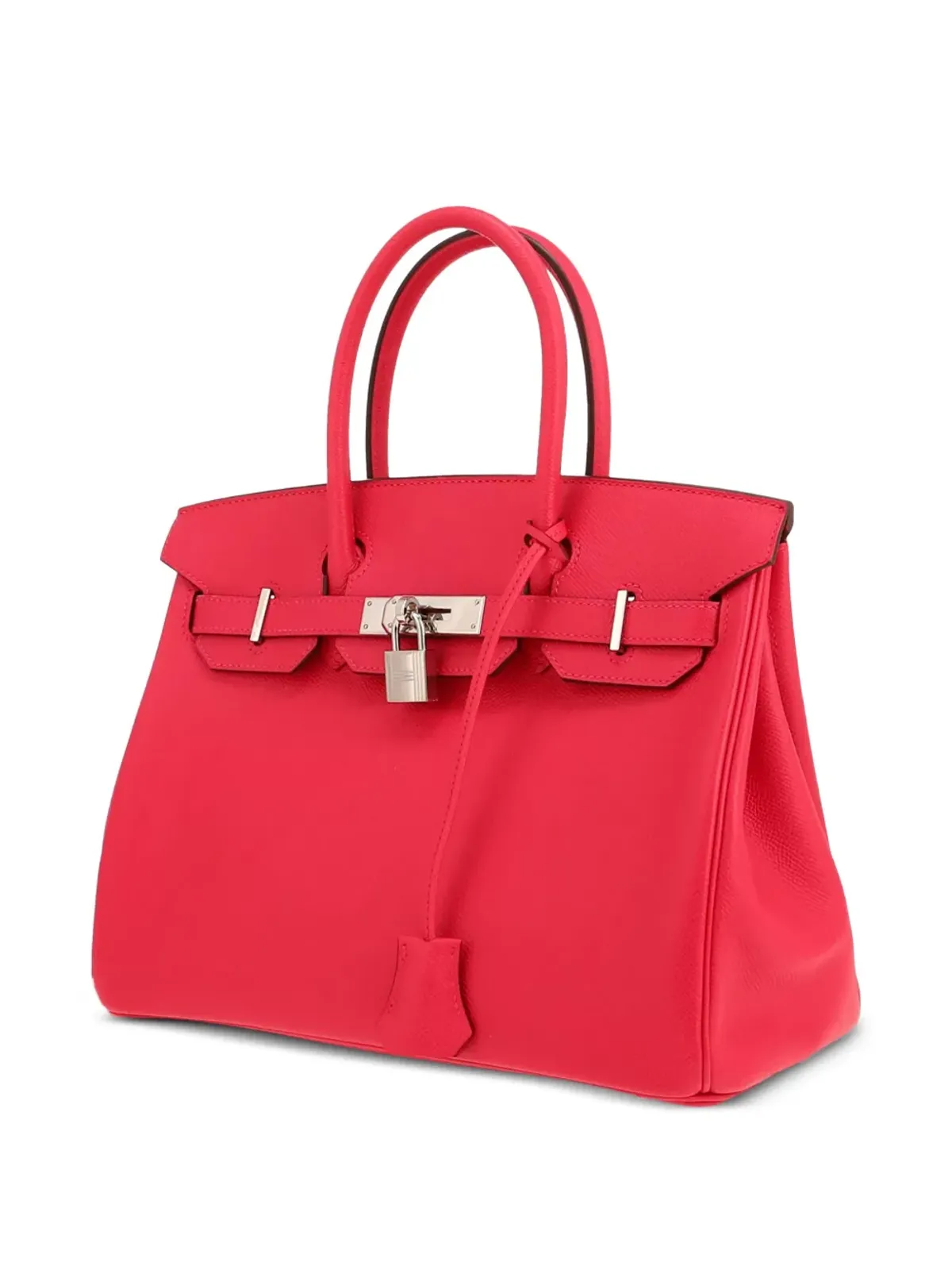 Hermès Pre-Owned バーキン レザー ハンドバッグ（レッド） - 画像3