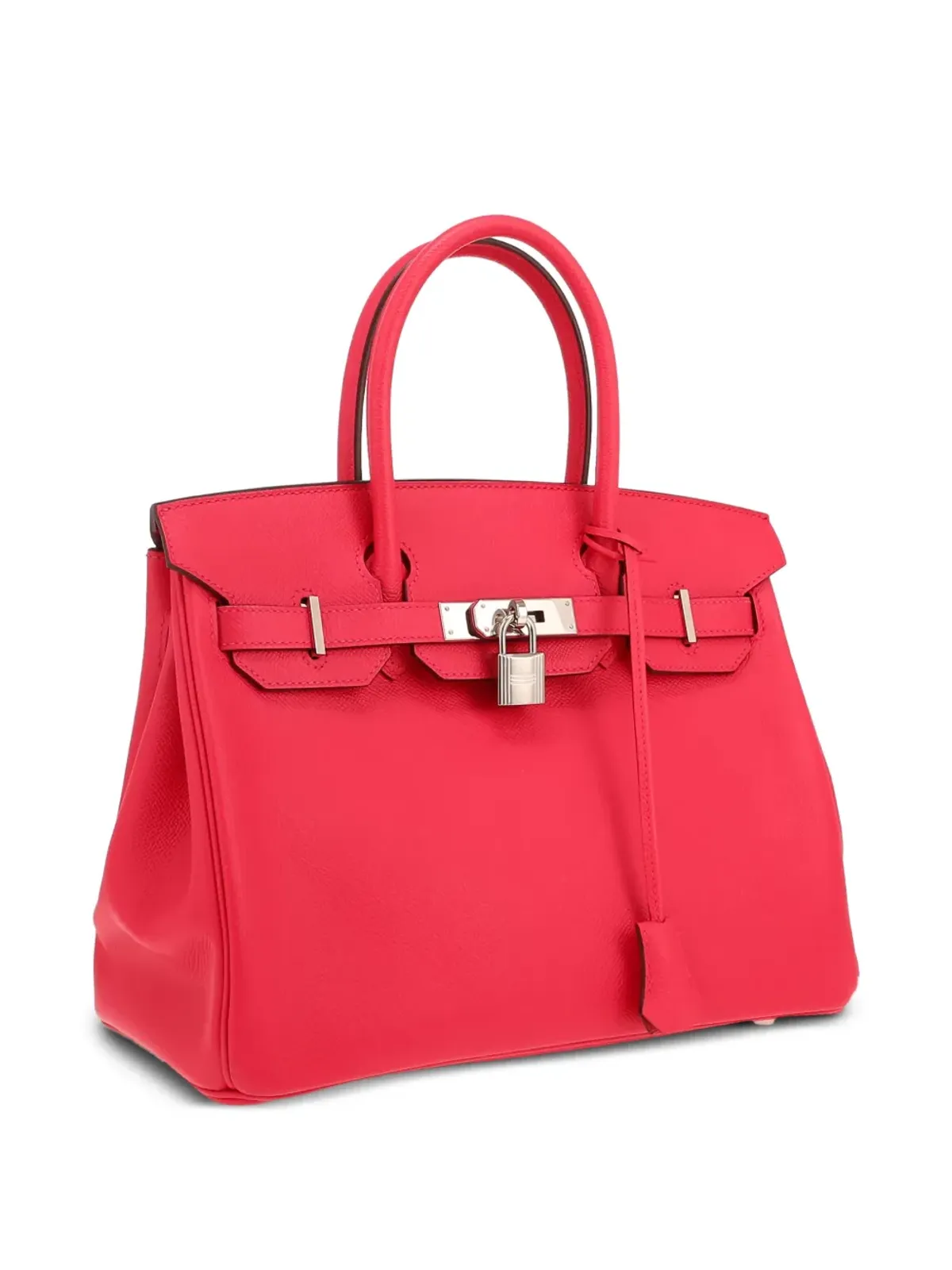 Hermès Pre-Owned バーキン レザー ハンドバッグ（レッド） - 画像4