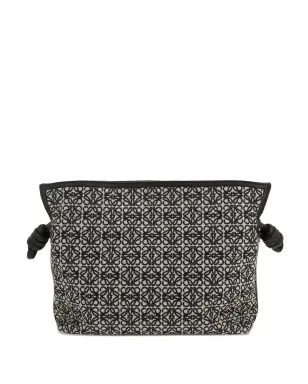 Loewe Pre-Owned フラメンコノットクラッチバッグ - ブラック - サムネイル1