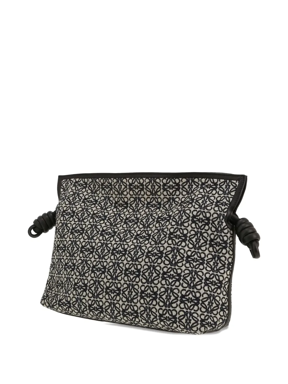 Loewe Pre-Owned フラメンコノットクラッチバッグ - ブラック - 画像4