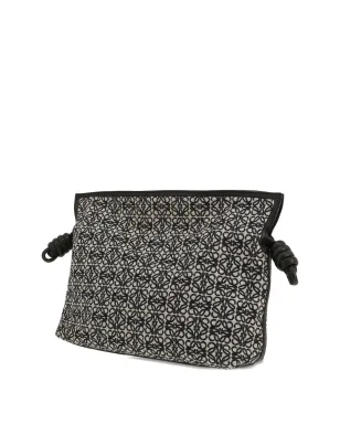 Loewe Pre-Owned フラメンコノットクラッチバッグ - ブラック - サムネイル4