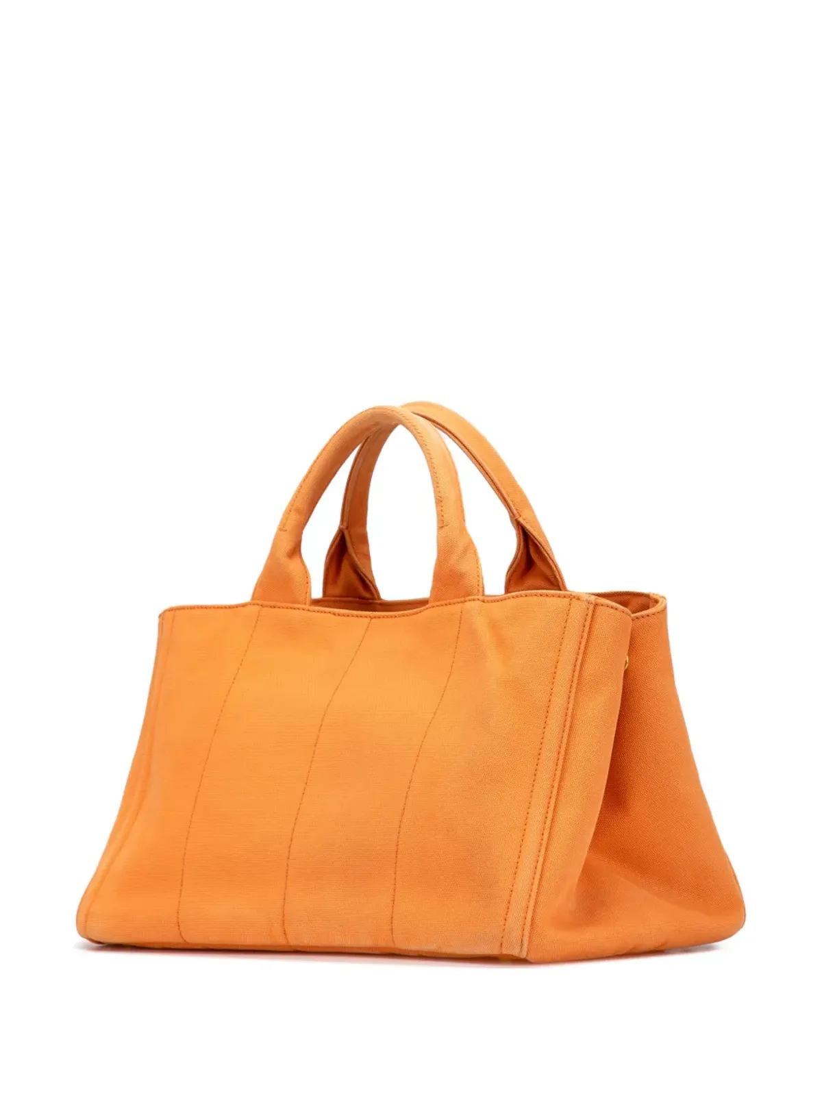 Prada Pre-Owned キャンパ Canapa Bijoux サッチェル - オレンジ - 画像3