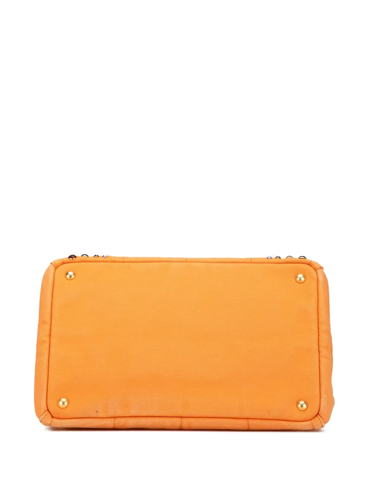 Prada Pre-Owned キャンパ Canapa Bijoux サッチェル - オレンジ - 画像4