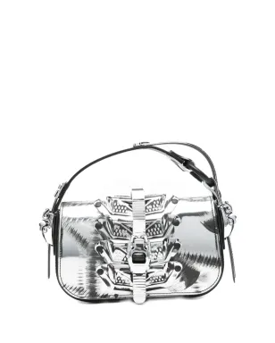 Innerraum メタリックバックル柄トートバッグ - シルバー - サムネイル1