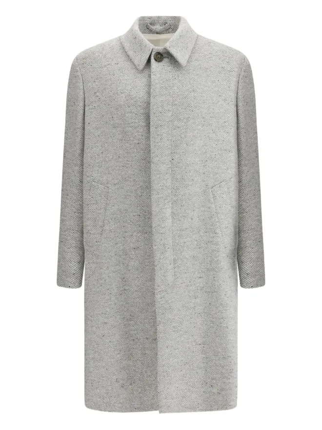Lardini Lardini ヘリンボーン シングルブレストコートの商品画像