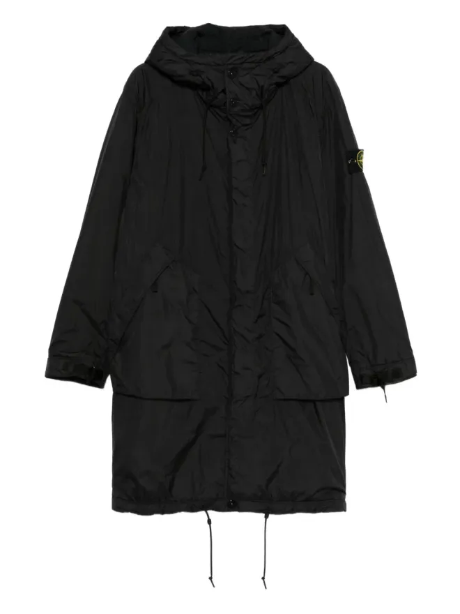 Stone Island Stone Island フード付きドローストリングコートの商品画像