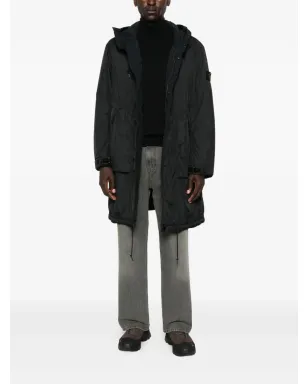Stone Island フード付きドローストリングコート - サムネイル2