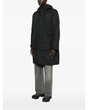 Stone Island フード付きドローストリングコート - サムネイル3