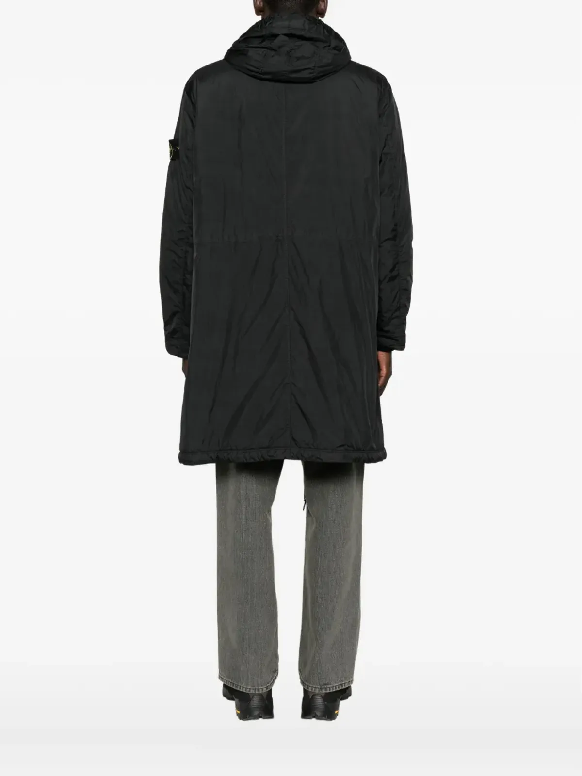 Stone Island フード付きドローストリングコート - 画像4