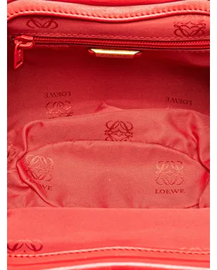 Loewe Pre-Owned レザー アナグラム フレーム ハンドバッグ - レッド - サムネイル5