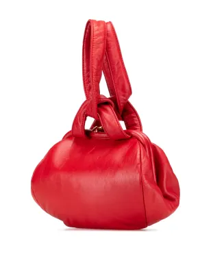 Loewe Pre-Owned レザー アナグラム フレーム ハンドバッグ - レッド - サムネイル3