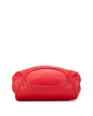 Loewe Pre-Owned レザー アナグラム フレーム ハンドバッグ - レッド - サムネイル4