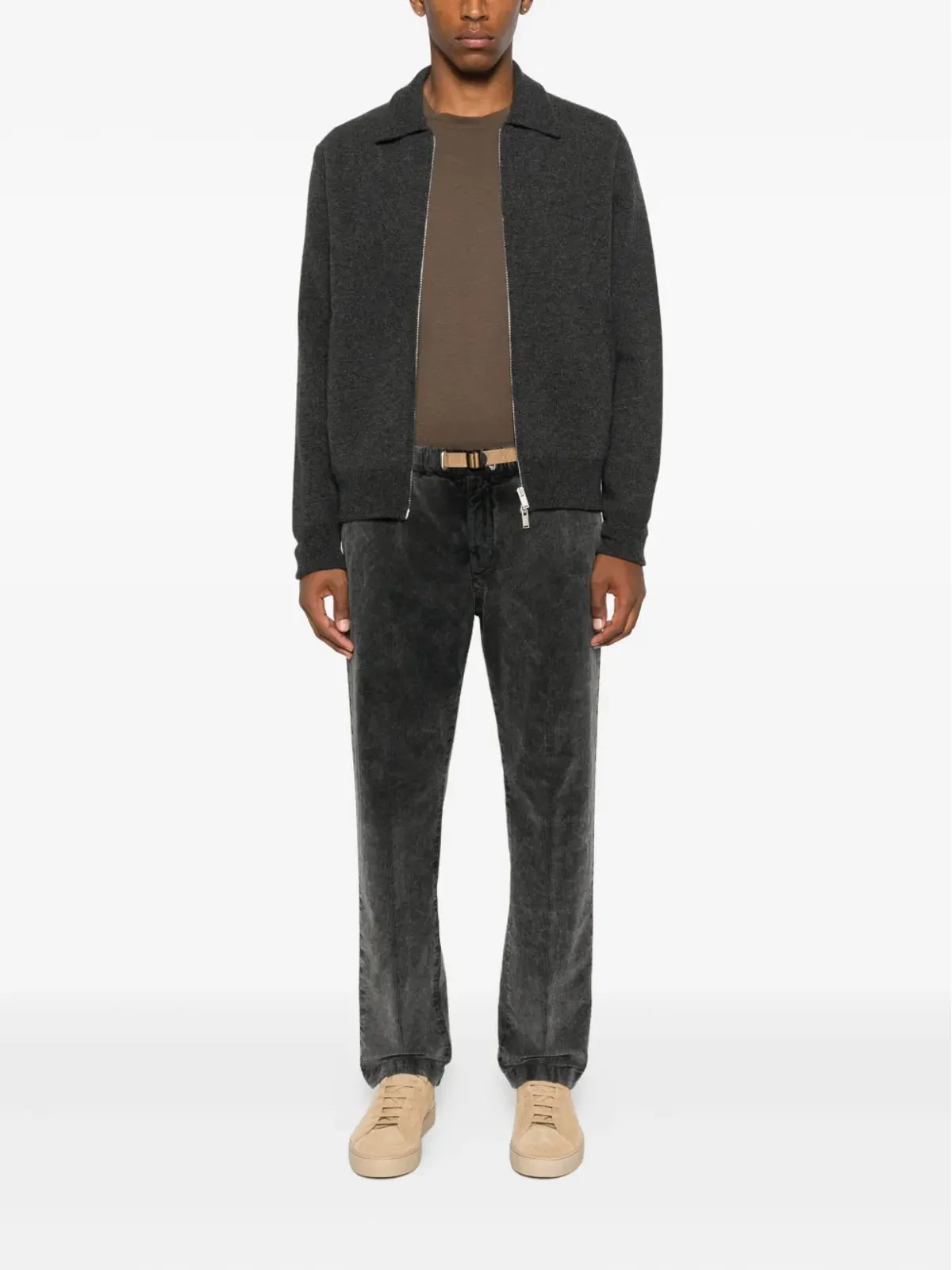 Lardini ジップファスナー付きカーディガン - ブラック - 画像2