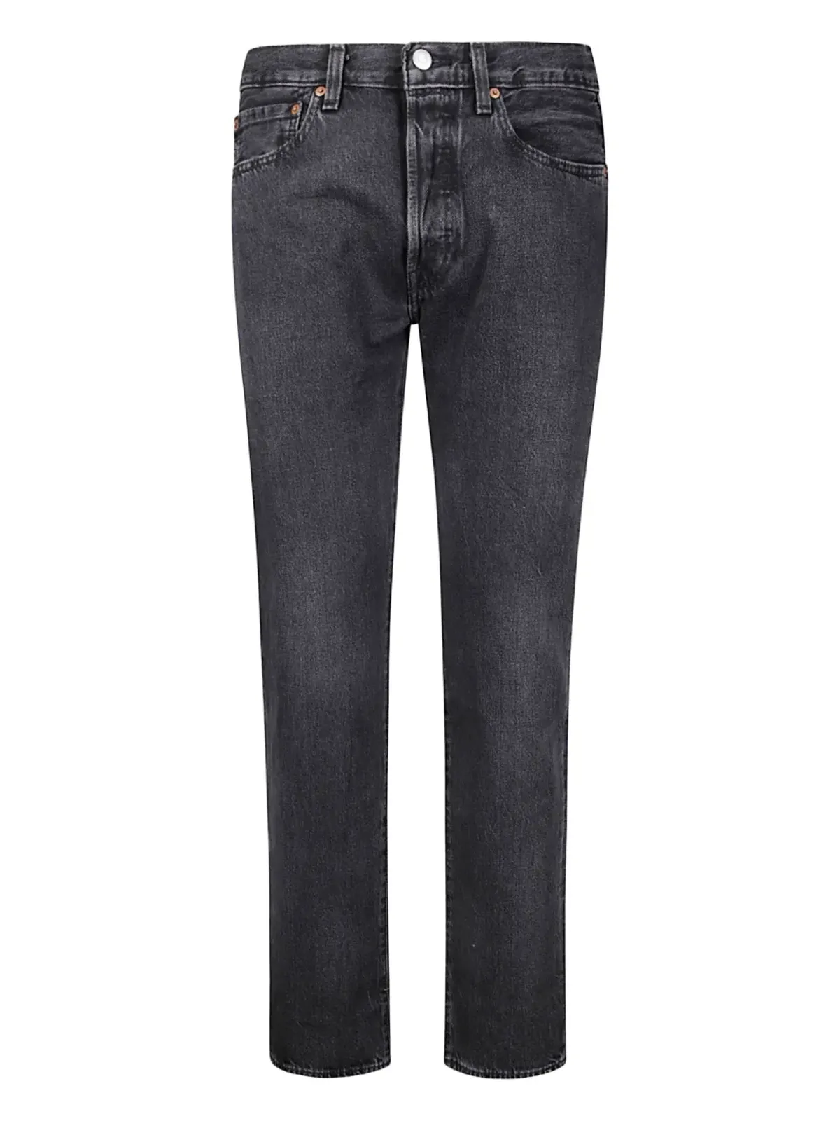 Levi's 501 ボタンフライストレートジーンズ - ブラック - 画像1