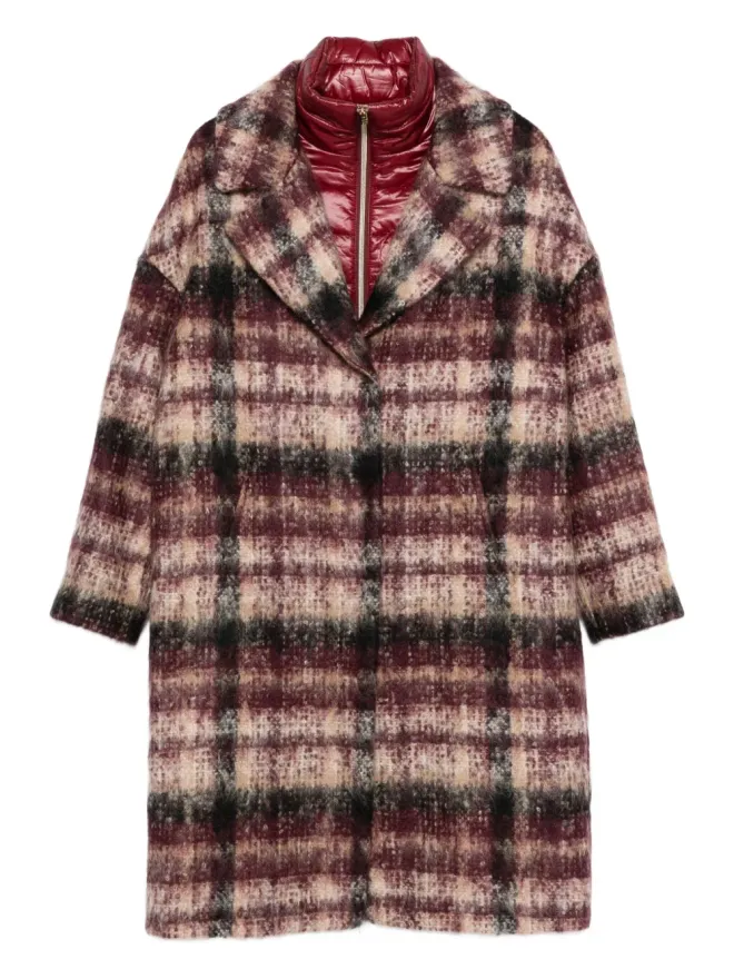 Herno Herno チェック柄 シングルブレスト コートの商品画像