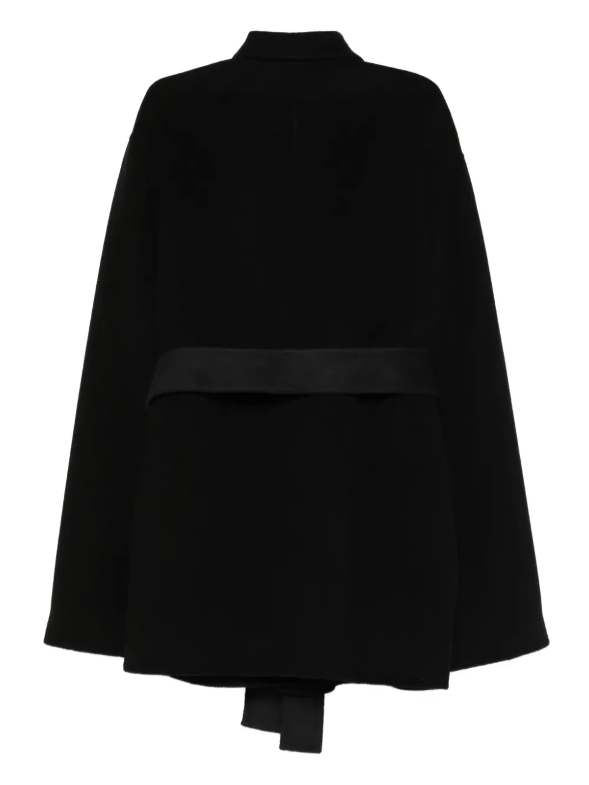 Alberta Ferretti ベルト付きラップ長袖コート - 画像2