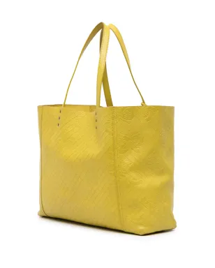Bottega Veneta - レザー イントレッチオミラージュ バタフライ トートバッグ - イエロー - サムネイル3