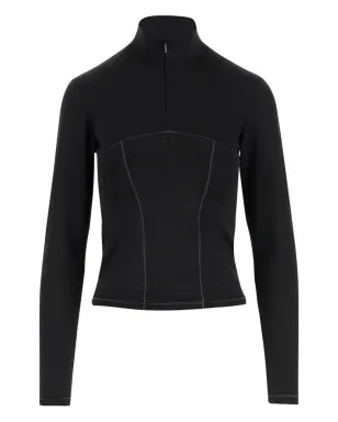 PINKO ハイネック半ジップスウェット ブラック - サムネイル1