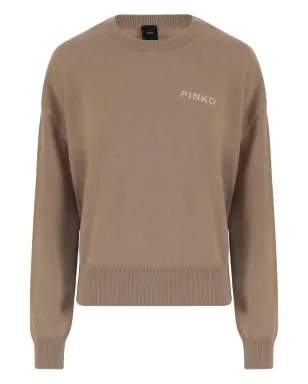 PINKO Love Birds-logo クルーネックセーター - サムネイル1