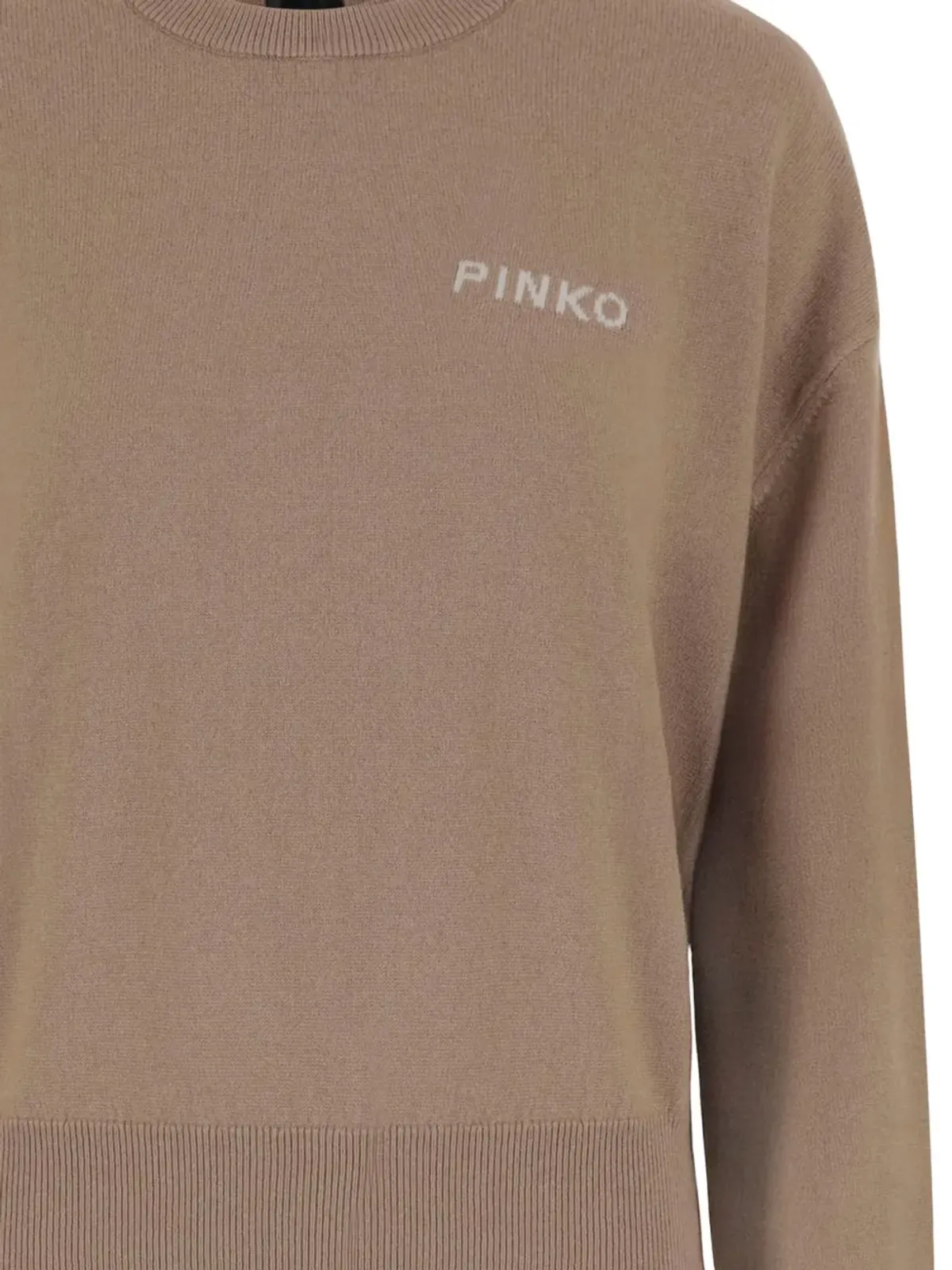 PINKO Love Birds-logo クルーネックセーター - 画像3