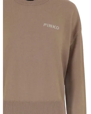 PINKO Love Birds-logo クルーネックセーター - サムネイル3