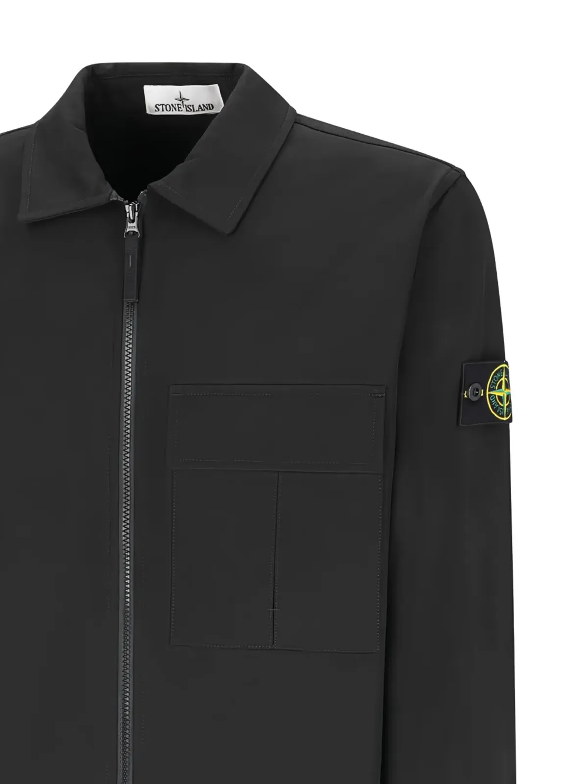 Stone Island ジップファスナー付きポケットシャツジャケット - 画像3