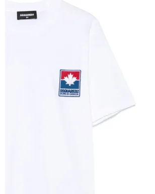 DSQUARED2 KIDS メープルリーフパッチ Tシャツ - サムネイル3