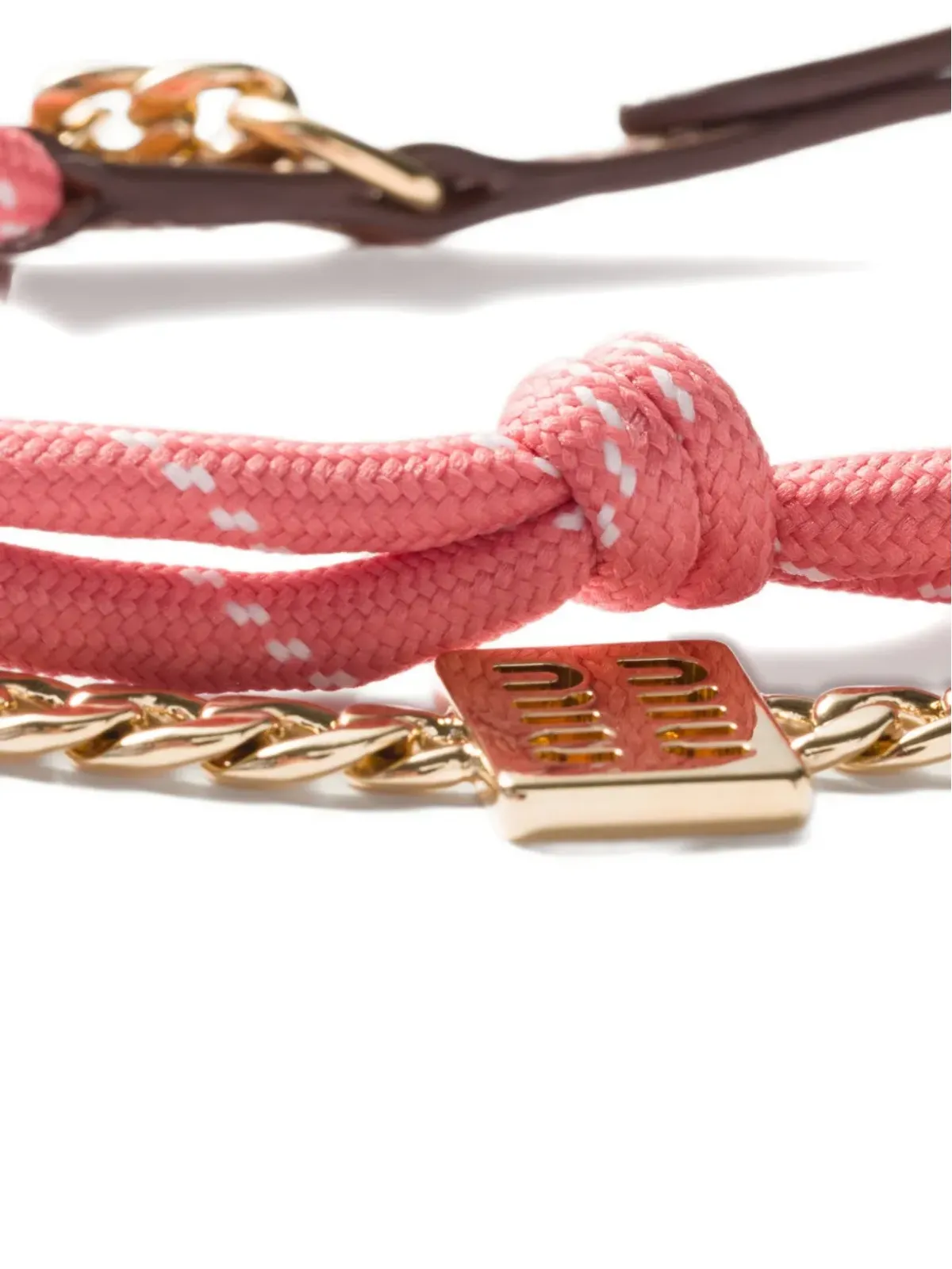 Miu Miu ノットチェーン キーホルダー - 画像2