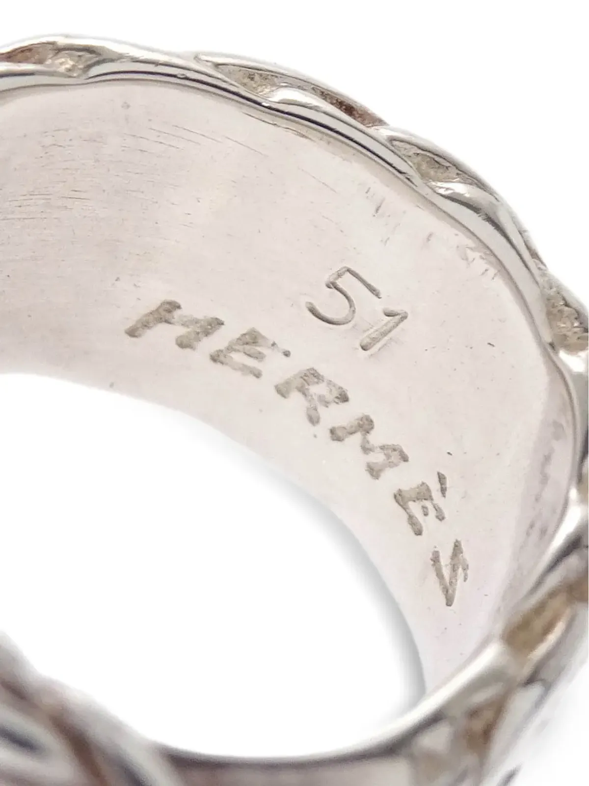 Hermès Pre-Owned 1990-2000s バックル型リング - 画像4