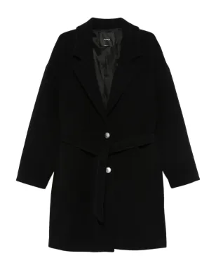PINKO ベルト付きボタン留めコート - サムネイル1