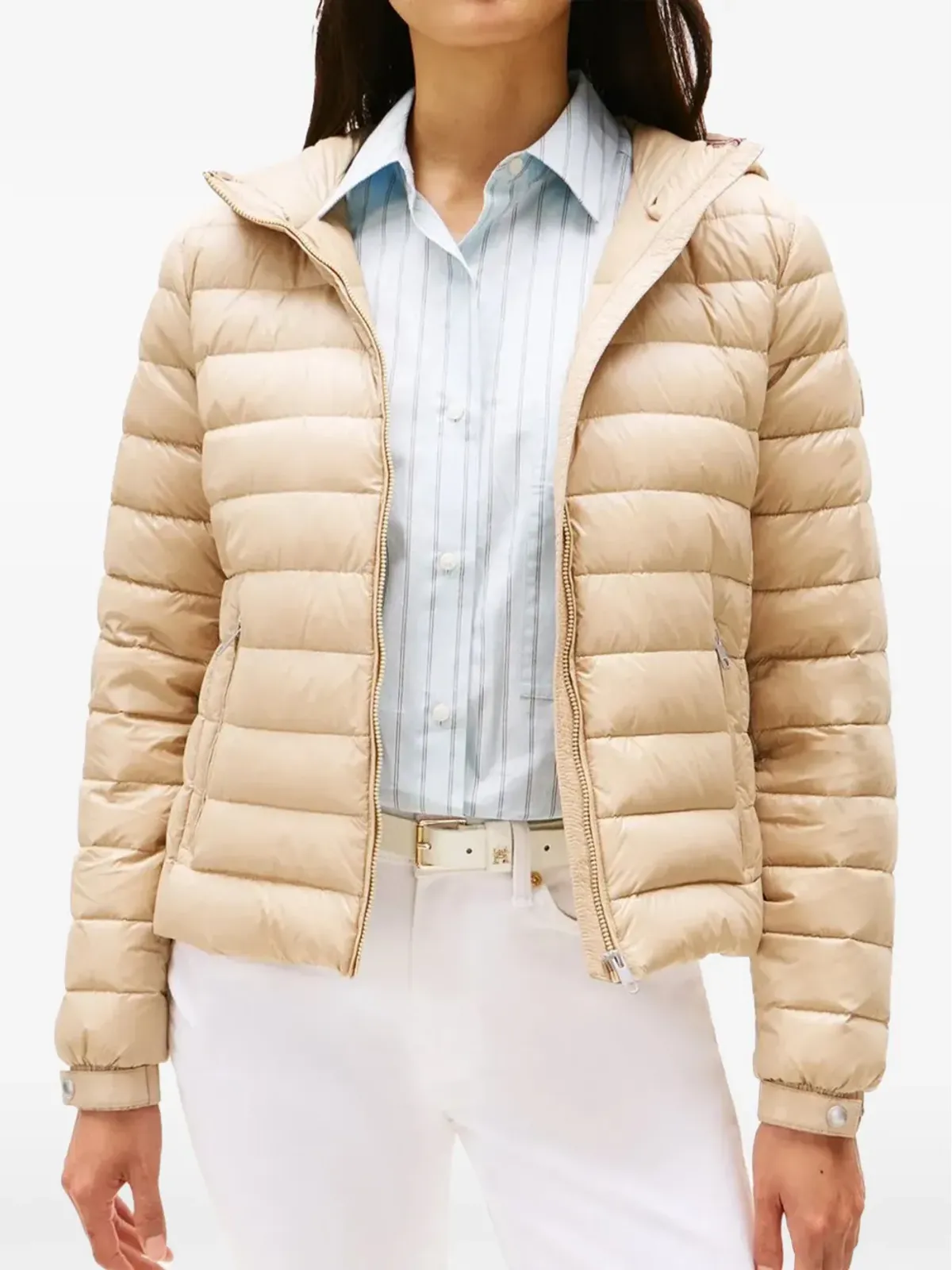 Tommy Hilfiger フード付きキルティングダウンジャケット - 画像2