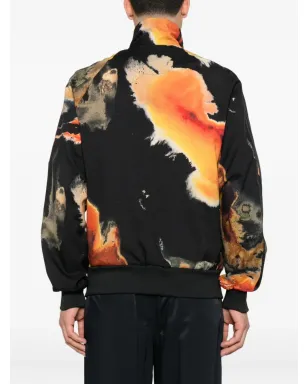 Y-3 AOP アブストラクトプリント ジップアップジャケット - ブラック - サムネイル4