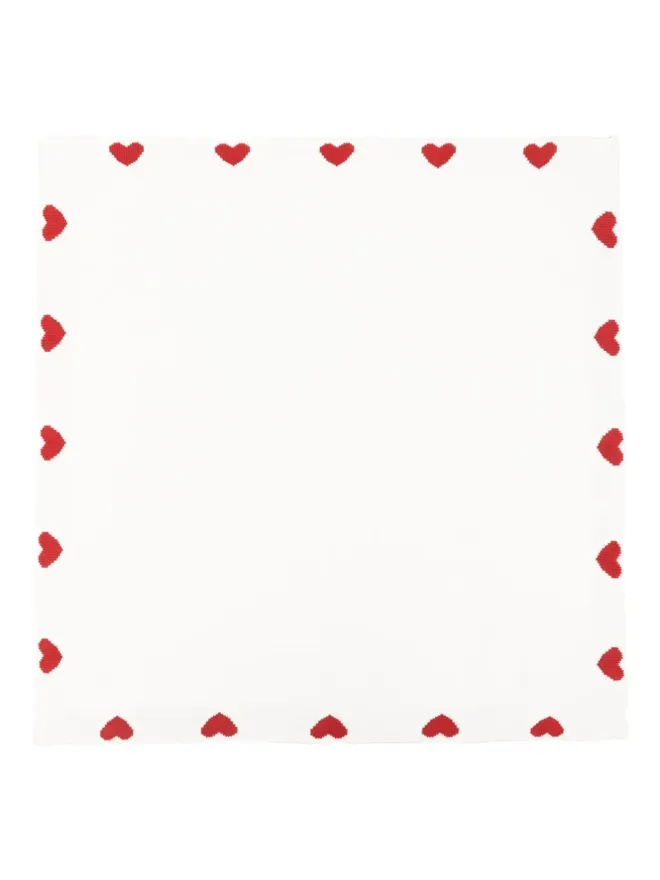 Petit Bateau Petit Bateau ハートモチーフ ブランケットの商品画像