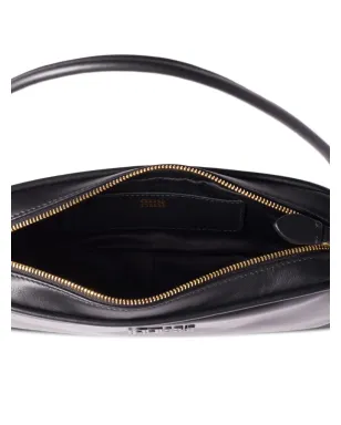 Miu Miu レザー ロゴディテール ミニバッグ - ブラック - サムネイル5