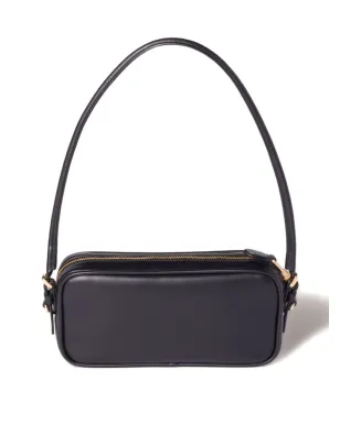 Miu Miu レザー ロゴディテール ミニバッグ - ブラック - サムネイル2