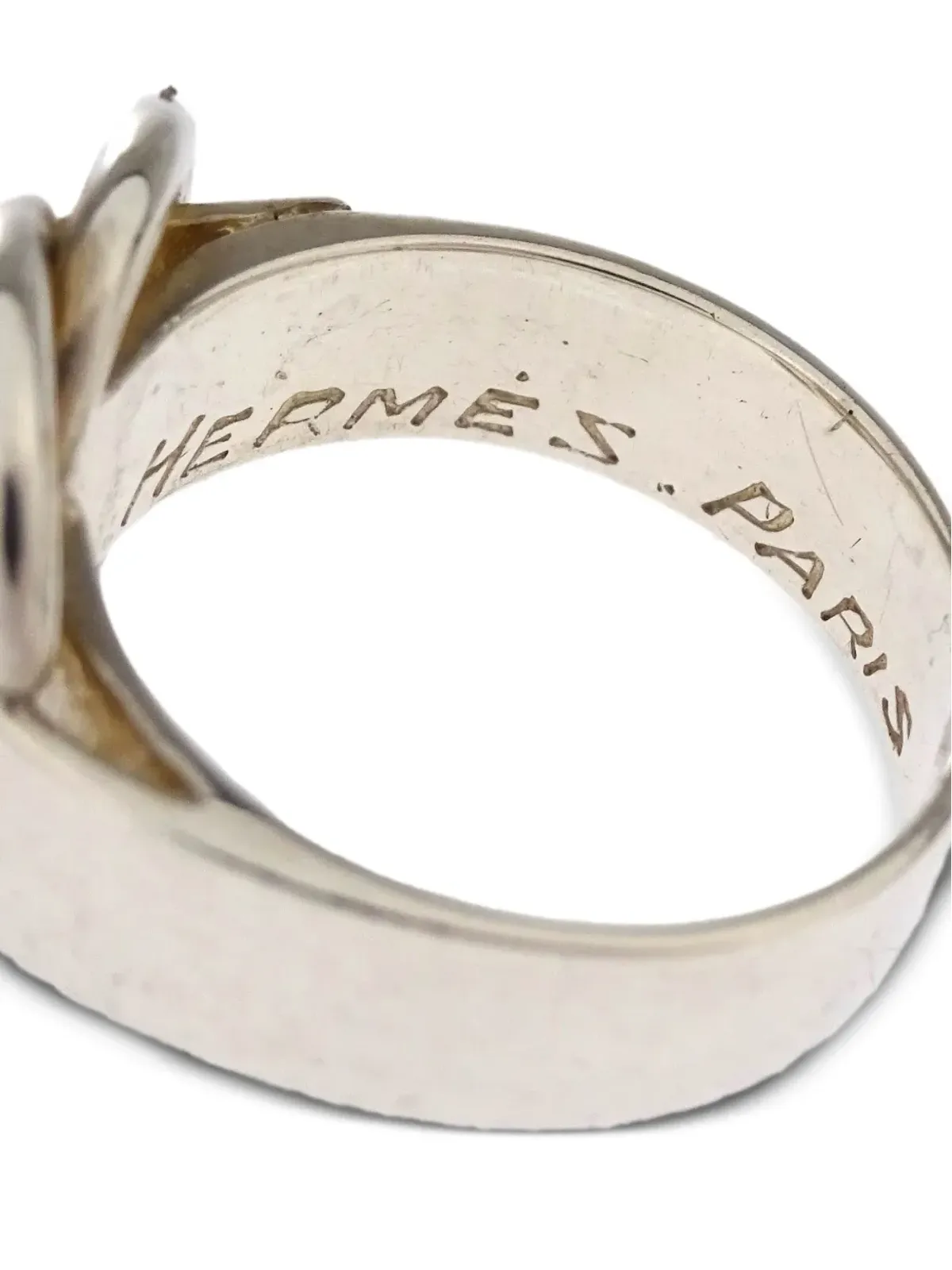 Hermès Pre-Owned Deux Anneaux リング - 画像4