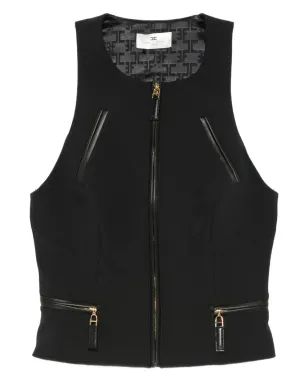 Elisabetta Franchi ジップフロント タンクトップ - サムネイル1