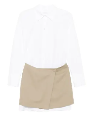 Patrizia Pepe コントラストスカートのシャツドレス - サムネイル1